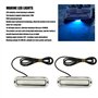 Lumières Marines de Bateau, 42LED 1500LM IP68 Étanche Lumière LED sous Marine Grand Angle 120° Feux de Navigation pour Bateaux A