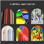LMYYDES Boîte de Correspondance des Couleurs avec 6 Sources de lumière, Caisson Lumineux LED, Armoire de Correspondance des Coul
