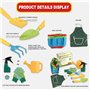 Kit de jardinage pour enfants, ensemble 9pcs / ensemble d'ensemble d'outils de jardinage pour enfants, ensemble d'outils de jard