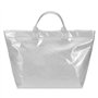 FackLOxc Sac à main tendance en PVC et papier kraft avec impression de lettres tendance sur le dessus