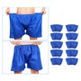 10 Pièces Desechables Hombre,sous-vêtements Absorbants Jetables Incontinence Homme, Jetables pour Hommes Noirs sous-Vêtements Je