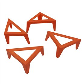 Duyeuau Lot de 4 supports de planche à dessin pour débutants et enfants - Trépied artistique