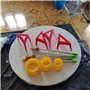 Duyeuau Lot de 4 supports de planche à dessin pour débutants et enfants - Trépied artistique