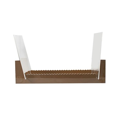 Duyeuau Élégant support de disque en acrylique et bois