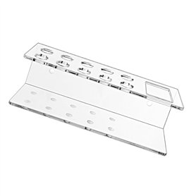 Duyeuau Support mural en acrylique pour marqueurs effaçables à sec - Support mural pour stylos - Accessoires de bureau - Porte-p
