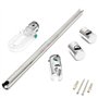 Duyeuau Support de pommeau de douche carré en ABS pour robinets de salle de bain