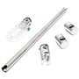 Duyeuau Support de pommeau de douche carré en ABS pour robinets de salle de bain