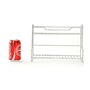 Duyeuau Étagère de rangement robuste en acier inoxydable pour chambre à coucher et cuisine Double couche