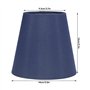 Abat-jour Cylindriques pour Lampes de Table 6 Pièces, Abat-jour Cloche en Lin de Qualité Supérieure et Abat-jour en Toile de Jut