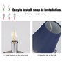 Abat-jour Cylindriques pour Lampes de Table 6 Pièces, Abat-jour Cloche en Lin de Qualité Supérieure et Abat-jour en Toile de Jut