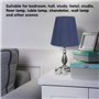 Abat-jour Cylindriques pour Lampes de Table 6 Pièces, Abat-jour Cloche en Lin de Qualité Supérieure et Abat-jour en Toile de Jut