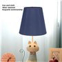 Abat-jour Cylindriques pour Lampes de Table 6 Pièces, Abat-jour Cloche en Lin de Qualité Supérieure et Abat-jour en Toile de Jut