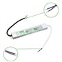 Transformateur 12V LED 20W Driver, Alimentation étanche IP67, Transfo 220V AC à DC, Pilote LED Basse Tension à Tension Constante