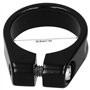 Lot de 2 colliers de serrage pour tige de selle de vélo - 35 mm - Installation facile - Fixation ferme pour VTT - Noir