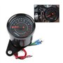 Moto Tachymètre Compte-tours DC 12V Universel Rétroéclairage Manomètre Électronique Indicateur LED Étanche pour
