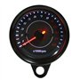 Moto Tachymètre Compte-tours DC 12V Universel Rétroéclairage Manomètre Électronique Indicateur LED Étanche pour