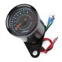 Moto Tachymètre Compte-tours DC 12V Universel Rétroéclairage Manomètre Électronique Indicateur LED Étanche pour