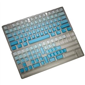 Lot de 125 touches pour claviers mécaniques avec lettres gravées sur le dessus et le côté