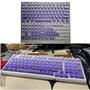 Lot de 125 touches pour claviers mécaniques avec lettres gravées sur le dessus et le côté