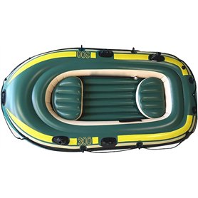 ININOSNP Bateau de pêche Bateau Gonflable Kayak en PVC Conception épaissie Bateau Gonflable multijoueur Bateau en Caoutchouc