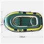 ININOSNP Bateau de pêche Bateau Gonflable Kayak en PVC Conception épaissie Bateau Gonflable multijoueur Bateau en Caoutchouc