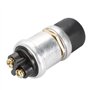 Klaxon Bouton Poussoir,2 Broches 12 V 20 A étanche Antirouille Voiture Bateau Vélo Interrupteur Bouton Poussoir Klaxon Moteur Dé