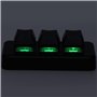Mini Clavier USB 3 Touches, Clavier de Jeu Mécanique Rétroéclairé RVB avec 3 Modes de Connexion, Mini Clavier Mécanique Standard