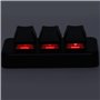Mini Clavier USB 3 Touches, Clavier de Jeu Mécanique Rétroéclairé RVB avec 3 Modes de Connexion, Mini Clavier Mécanique Standard