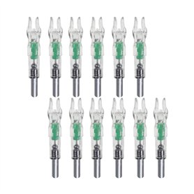 Wedhapy Encoches de flèche LED en Plastique Lumineux pour tir à l'arc