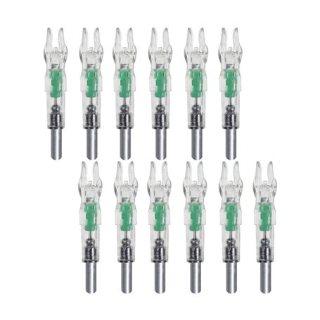 Wedhapy Encoches de flèche LED en Plastique Lumineux pour tir à l'arc