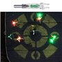 Wedhapy Encoches de flèche LED en Plastique Lumineux pour tir à l'arc, 12 pièces, Queue d'arc Lumineuse, Couleur aléatoire, enco