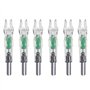 Wedhapy Encoches de flèche LED en Plastique Lumineux pour tir à l'arc, 12 pièces, Queue d'arc Lumineuse, Couleur aléatoire, enco