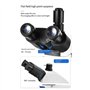Microscope trinoculaire HD, source de lumière LED haute luminosité respectueuse de l'environnement, pour la détection d'analyseu