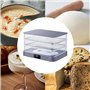 Boîte de fermentation du pain domestique de 40 L, machine de fermentation de la pâte électrique, avec contrôle réglable de la te