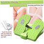 Mini Stepper Pliable Portable sous Le Bureau Stepper Ergonomic Ergonomic Exercise 100n Resistance Exercice Pédale pour Le Bureau