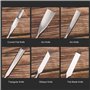 Lot de 12 Ciseaux de Sculpture sur Bois, Ensemble D'outils de Sculpture sur Bois Professionnels avec 12 Couteaux, Boîte de Range