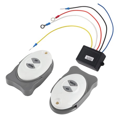 Ancre Télécommande Guindeau Interrupteur sans Fil Contrôleur de Garniture Accessoire de Voile de Bateau Marin 2 émetteur
