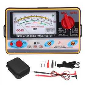 Kudoo Testeur de Résistance D'isolement 1KV 5MΩ‑2000MΩ Mégohmmètre Ohmmètre