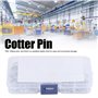100 pièces R-clips goupilles fendues goupille fendue assortiment Heavy Duty Acier inoxydable Trekpen Kit de f