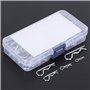 Goupilles fendues, 100 pièces R-clips goupilles fendues goupille fendue assortiment Heavy Duty Acier inoxydable Trekpen Kit de f