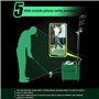 Dission de Bouleur de Golf Automatique, Outil D'entraînement de Simulateur de Golf Intérieur avec 6 Prises de Club, Contient 40 