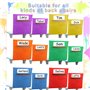 Lot de 12 Poches de rangement pour dossier de chaise,poches de chaise pour salle de classe, tableau de poche pour dossier de cha