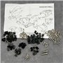 Vis Carenage Moto pour D-ucati 1098 848 1198 carénage Complet de Moto boulons en Acier Inoxydable vis Kit de rondelle d'épaule C