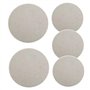 Veesper 5 pcs 5 pcs de Disque de Polissage du Rabat en Feutre Laine