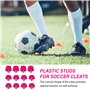 Nyutcwe Plasmes en Plastique pour Crampons de Foot