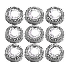 Lot De 9 Lames De Rechange For Têtes De Rasoir