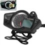 Compteur de vitesse de moto, voyant d'avertissement de rétro-éclairage anti-éblouissant tachymètre de moto durable universel pou