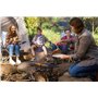 ekhõ The Wood Way! – Jeaux de 300 Couverts Jetables de Bois Durable | 120 Fourchettes + 120 Cuillères + 60 Couteaux Écologiques 