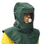MASUNN Sablage Capot Sable Abrasif Grain Shot Sandblaster Masque Poussière Outil De Protection