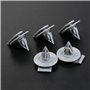 TUCANSBP 50 pièces Clips de Garniture de Passage de Roue Attaches automatiques Rivets en Plastique de Voiture compatibles for BM